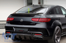 Spoiler Maletero para Mercedes GLE Coupe C292 2015-2018 Negro Brillant-image-6044135