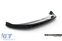 Spoiler Maxton Design adapté au pare-chocs avant de la BMW X3 G45 avec pack M après 2024, laqué noir-image-6144099