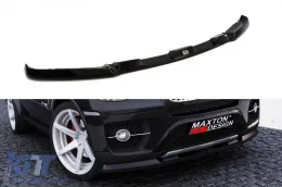 image-1-Spoiler Maxton Design adapté au pare-chocs avant standard pour BMW X6 E71 2007-2010, laqué noir