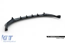 Spoiler Maxton Design adapté au pare-chocs avant du Hyundai Tucson MK4 Facelift après 2024, laqué noir-image-6147832