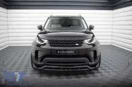 Spoiler Maxton Design adapté au pare-chocs avant du Land Rover Discovery HSE après 2017, laqué noir-image-6153183