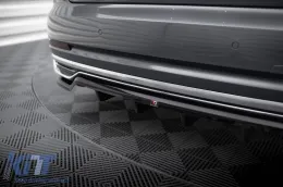 Spoiler Maxton Design adapté au pare-chocs arrière de l'Audi A8 D5 2017-2021, laqué noir-image-6140258