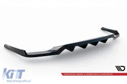 Spoiler Maxton Design adapté au pare-chocs arrière de l'Audi Q7 2015-2019, laqué noir-image-6140287