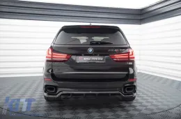 Spoiler Maxton Design adapté au pare-chocs arrière du BMW X5 F15 avec pack M 2013-2018, laqué noir-image-6144223