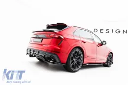 Spoiler Maxton Design adapté au pare-chocs arrière de l'Audi RSQ8 après 2023, laqué noir-image-6235880