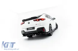 Spoiler Maxton Design adapté au pare-chocs arrière de la BMW X2 M package U10 après 2023, laqué noir-image-6236281