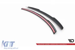 Spoiler Maxton Design adapté pour Audi A8, A8 S line 2017-2021, S8 D5 2019-2021, laqué noir-image-6140503