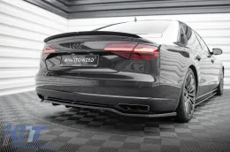 Spoiler Maxton Design adapté pour Audi A8 D4 coffre 2009-2017, laqué noir-image-6140215