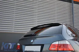 Spoiler Maxton Design adapté pour le coffre pour BMW Série 5 E61 2003-2010, laqué noir-image-6143798
