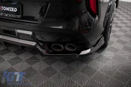 Spoiler Maxton Design adapté pour le pare-chocs arrière de BMW X6M F96 après 2020, laqué noir-image-6236423