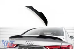 image-42-Spoiler Maxton Design adatto per Audi A3 8V berlina 2013-2016, verniciato nero