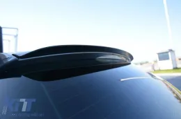 Spoiler Maxton Design adatto per bagagliaio per BMW Serie 5 E61 2003-2010, verniciato di nero-image-6143802
