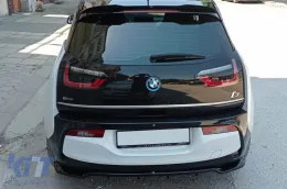 Spoiler Maxton Design adatto per paraurti posteriore della BMW i3 2017-2022, verniciato di nero-image-6143936
