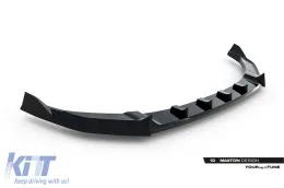 Spoiler Maxton Design adatto per paraurti anteriore della Hyundai Tucson MK4 Facelift dopo il 2024, verniciato di nero-image-6147831
