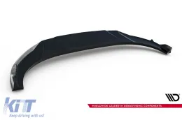 Spoiler Maxton Design adatto per paraurti anteriore di Audi RSQ8 dopo il 2023, laccato nero-image-6235861