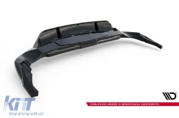 Spoiler Maxton Design adatto per paraurti posteriore di Audi RSQ8 dopo il 2023, laccato nero-image-6235874