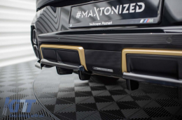 Spoiler Maxton Design adatto per paraurti posteriore di BMW XM G09 dopo il 2022, verniciato di nero-image-6236460