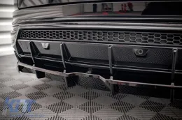 Spoiler Maxton Design adatto per paraurti posteriore di Lamborghini Urus MK1 dopo il 2018, laccato nero-image-6237709