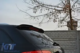 image-45-Spoiler Maxton Design adecuado para Audi A4 B8, B8 Avant maletero 2008-2015, lacado en negro