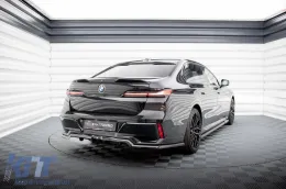 Spoiler Maxton Design adecuado para BMW Serie 7 M-Pack, M760E G70 después de 2022, lacado en negro-image-6143891