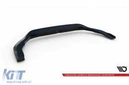 Spoiler Maxton Design adecuado para el parachoques delantero del Audi A8 D5 2017-2021, lacado en negro-image-6140248
