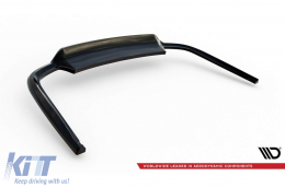 Spoiler Maxton Design adecuado para el parachoques trasero del Audi A8 D5 2017-2021, lacado en negro-image-6140256