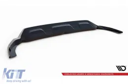 Spoiler Maxton Design adecuado para el parachoques delantero S-Line en Audi Q8 después de 2018, color carbono-image-6140385