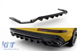 image-23-Spoiler Maxton Design adecuado para el parachoques trasero del Audi SQ7 2019-2023, lacado en negro