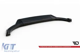 Spoiler Maxton Design adecuado para el parachoques delantero del BMW X3 con paquete M G01 después de 2021, lacado en negro-image-6144026