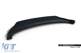 Spoiler Maxton Design adecuado para el parachoques delantero del BMW X3 G45 con paquete M después de 2024, lacado en negro-image-6144100