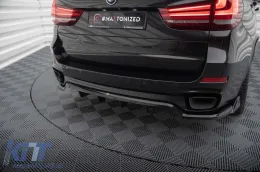 Spoiler Maxton Design adecuado para el parachoques trasero del BMW X5 F15 con paquete M 2013-2018, lacado en negro-image-6144225