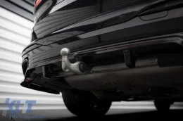 Spoiler Maxton Design adecuado para el parachoques trasero del BMW X7 G07 con paquete M después de 2022, lacado en negro-image-6144271