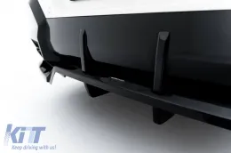 Spoiler Maxton Design adecuado para el parachoques trasero del BMW X2 M package U10 después de 2023, lacado en negro-image-6236282