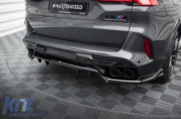 Spoiler Maxton Design adecuado para el parachoques trasero de BMW X5 M F95 después de 2023, lacado en negro-image-6236384