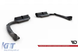 Spoiler Maxton Design adecuado para el parachoques trasero de BMW XM G09 después de 2022, lacado en negro-image-6236454