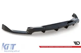 Spoiler Maxton Design adecuado para el parachoques trasero de Lamborghini Urus MK1 después de 2018, lacado en negro-image-6237707