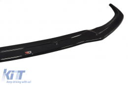 Spoiler Maxton Design version 1 adapté au pare-chocs avant RS7 sur Audi A7 C7 2014-2017, couleur carbone-image-6140437