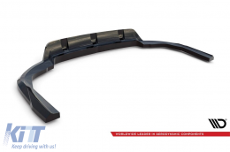 Spoiler Maxton Design versión 1 adecuado para el parachoques trasero M del BMW X5 Face con paquete M después de 2023, lacado en negro-image-6144165