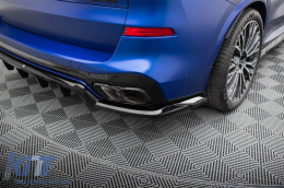 Spoiler Maxton Design versión 1 adecuado para el parachoques trasero M del BMW X5 Face con paquete M después de 2023, lacado en negro-image-6144167