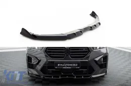 image-11-Spoiler Maxton Design versión 1 adecuado para el parachoques delantero de BMW X5 M F95 después de 2023, lacado en negro