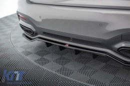 Spoiler Maxton Design version 2 adapté au pare-chocs arrière de la BMW Série 7 G11 avec pack M 2019-2022, laqué noir-image-6236203