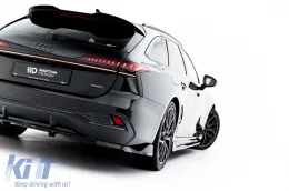 Spoiler Maxton Design versión 2 adecuado para el parachoques delantero S-line de Audi A6 S-Line C9 Avant después de 2025, lacado en negro-image-6235617