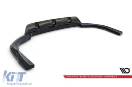 Spoiler Maxton Design versione 1 adatto per il paraurti posteriore M della BMW X5 Facelift con pacchetto M dopo il 2023, verniciato di nero-image-6144165