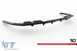 Spoiler Maxton Design versione 1 adatto per paraurti posteriore della BMW i4 G26 con pacchetto M dopo il 2021, verniciato di nero-image-6143972