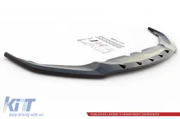 image-25-Spoiler Maxton Design versione 1 adatto per paraurti anteriore della BMW M850I G15 dopo il 2018, verniciato di nero