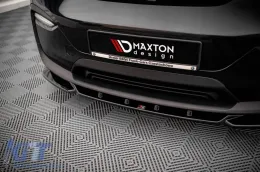 Spoiler Maxton Design versione 2 adatto per paraurti anteriore BMW i3 2017-2022, verniciato di nero-image-6143925