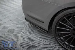 Spoiler Maxton Design versione 2 adatto per paraurti posteriore della BMW Serie 7 G11 con pacchetto M 2019-2022, verniciato nero-image-6236202