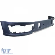 Spoiler parachoques Sportline + rejilla de luz antiniebla brillante adecuada para VW T5.2 09-15-image-6209607