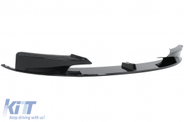 Spoiler paraurti anteriore per BMW 3 F30 Berlina F31 Touring 2011+ M Look Nero lucido-image-6025525