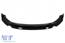 Spoiler paraurti anteriore per BMW X4 G02 X4M 2018+ Nero lucido-image-6083703